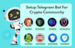 setup telegram bot for your crypto telegram group