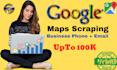 do google map data extraction by API