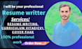 write and rewrite your attractive resume, CV, cover letters