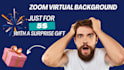 customize zoom virtual background within an hour