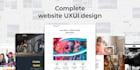 do complete uxui design, web app and landing pages in figma