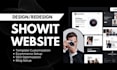 design, redesign and customize showit website or showit template