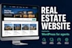 build a wordpress real estate website for realtor or agency