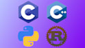do programming in c, cpp, rust, python or go