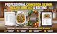 design, and write recipes for cookbook recipe book and ebook