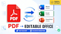 convert PDF to microsoft word, excel, powerpoint