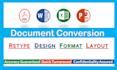 convert PDF to microsoft word, excel, powerpoint