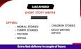 create unique and engaging moral and funny  short stories