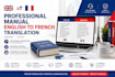 translate english to french with accurate native quality