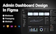design a professional figma dashboard UI for saas and admin