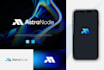 design saas startup, timeless software ai, tech software, crypto, agency logo