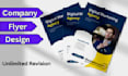 create business flyer design pamphlet trifold poster