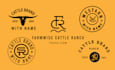 do cattle brand, western, ranch logo creation