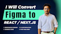 convert figma to responsive react or nextjs website