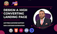 design high converting unbounce landing page or squeeze page