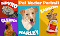 draw a vector art for your pet photo