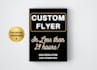 create a custom flyer for you