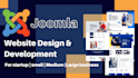 design custom joomla website design and development professional responsive