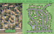 design architectural master plan, site plan, town plan from google map