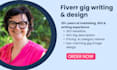 expertly write your fiverr gig description