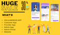 develop on demand handyman, home services booking, delivery apps and websites