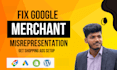 fix google merchant center suspension