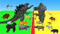 make 3d animals battle video