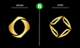 copy, retrace, redo, reproduce, or redraw your pixelated logo into vector
