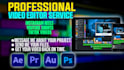do professional video editing with high quality