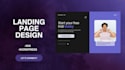 design a landing page for your business