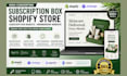 design subscription box shopify store subscription website membership website