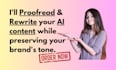 humanize and proofread ai written content