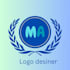 create logo and office background