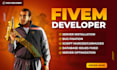 be your esx legacy fivem developer create or modify