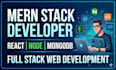 develop a fullstack mern website with react node and mongodb