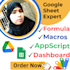 be your reliable google sheets data specialist