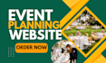 build event planning website photograph website event management website