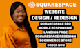 website development squarespace website redesign squarespace website design