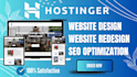 design modern hostinger website, hostinger redesign, wordpress website