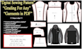 create sewing pattern and grading any garments dxf and PDF