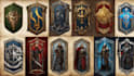 design medieval, fantasy, rpg gaming logo