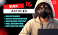 write bulk SEO articles and blog posts in 10 hrs