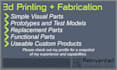 design, 3d model and 3d print custom solutions
