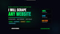 be your quickest perfect web scraper, data scraping in 24hrs