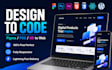 convert design to HTML CSS, wordpress, react, or nextjs