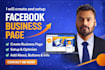 do facebook business page create and setup fun page create