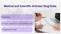 write medical and health blog articles