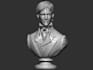 turn reference image into 3d model,toy figure,headbust model,miniature model,stl