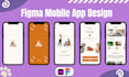 design and re design mobile app UI UX design in figma