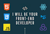 be your frontend developer using react